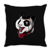 panda pirate Throw Pillow