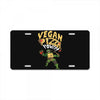vegan pizza power License Plate