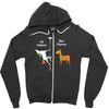 my girl friend your girlfriend unicorn Zipper Hoodie