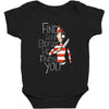 hiding in the dark Baby Bodysuit