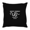 Guccify Yourself White Black White Throw Pillow