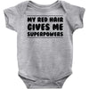 red head hair Baby Onesie