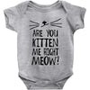 are you kitten me girls Baby Onesie
