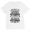 Real Kings Are Born On September 12 V-Neck Tee