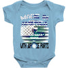 made in america 2 Baby Onesie