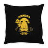vermilion gym Throw Pillow