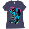 panda rider Ladies Fitted T-Shirt