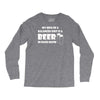 a balanced diet is a beer in each hand Long Sleeve Shirts