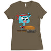 gumball test your might Ladies Fitted T-Shirt