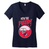 you&rsquo;re fired &ndash; benson Women's V-Neck T-Shirt