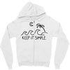 keep it simple Zipper Hoodie