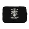 white lotus Laptop sleeve