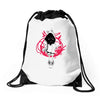 shadow cat Drawstring Bags