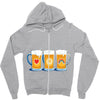 care beers Zipper Hoodie