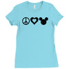 peace Ladies Fitted T-Shirt