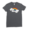 yes homo Ladies Fitted T-Shirt