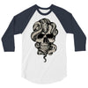 skull snake 3/4 Sleeve Shirt