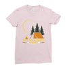 Total Solar Eclipse Camp Ladies Fitted T-Shirt