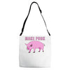 make pork trending Adjustable Strap Totes