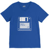 retro floppy V-Neck Tee