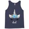 birthday unicorn family series dad Tank Top