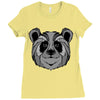 panda zentagle Ladies Fitted T-Shirt