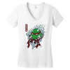 red oni ninja Women's V-Neck T-Shirt