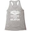Chess Choose Your Weapon Racerback Tank