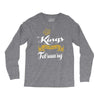 kings are born in february Long Sleeve Shirts