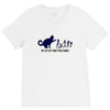 my cat ate your stick family V-Neck Tee