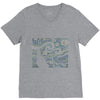 ascii night V-Neck Tee