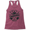 cannabis medical only Racerback Tank