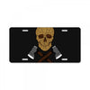 skull wood License Plate
