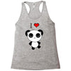 i love panda Racerback Tank