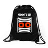 mommy's boy Drawstring Bags