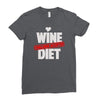 wine diet challenge accepted Ladies Fitted T-Shirt