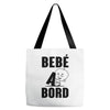 bebe a bord Tote Bags