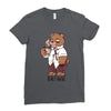 bearly awake Ladies Fitted T-Shirt