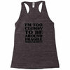 too clumsy Racerback Tank