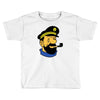 captain haddock tintin cartoon comic Toddler T-shirt