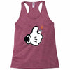 main de mickey Racerback Tank