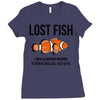 lost fish Ladies Fitted T-Shirt
