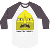 lemongrab unacceptable 3/4 Sleeve Shirt