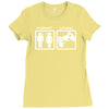 problem l&ouml;sung zocken lustig funny Ladies Fitted T-Shirt