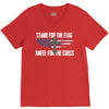 stand for the flag kneel for the cross V-Neck Tee