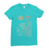 seattle skyline Ladies Fitted T-Shirt