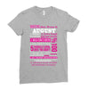quens are born in august Ladies Fitted T-Shirt