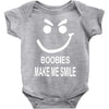 boobies make me smile Baby Onesie