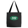 hang over Tote Bags