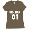 big man little man father son matching1 Ladies Fitted T-Shirt